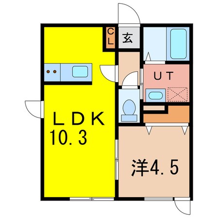 Relache豊岡の物件間取画像